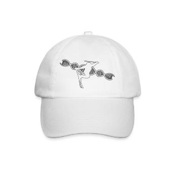 Skiers Skiing Outfit Ski Design Skiing Skiing - Baseball Cap - white/white - Front