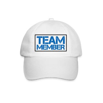 Team Member - Baseball Cap - white/white - Front