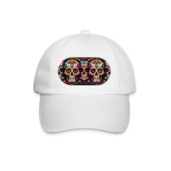 Mexico Vibes - Baseballkappe - Weiß/Weiß - Vorne