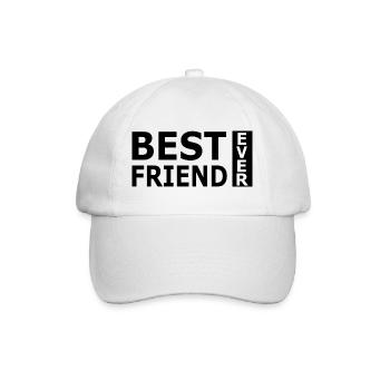 Best friend - Baseball Cap - white/white - Front