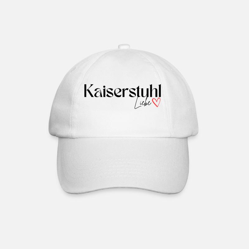 Kaiserstuhl liebe - Baseballkappe - Weiß/Weiß