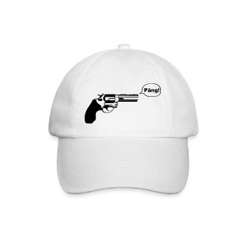 pistole päng - Baseballkappe - Weiß/Weiß - Vorne