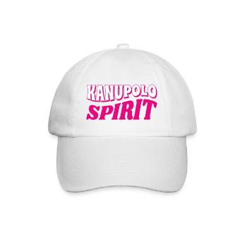 Kanupolo Spirit Slogan - Baseballkappe - Weiß/Weiß - Vorne