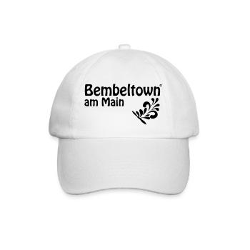 Bembel am Main #Frankfurtliebe #069 - Baseballkappe - Weiß/Weiß - Vorne