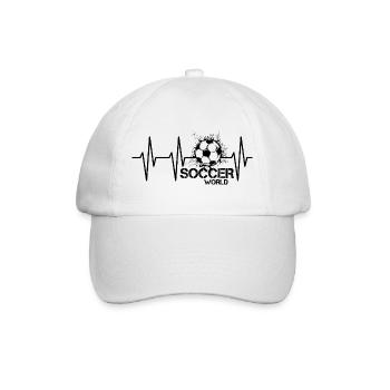 Équipe de football Heartbeat Soccer Blast - Casquette classique - blanc/blanc - Devant