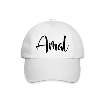 Nom - Amal - Casquette classique - blanc/blanc - Devant