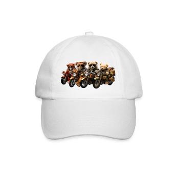 Moto, la liberté sur deux roues - Casquette classique - blanc/blanc - Devant