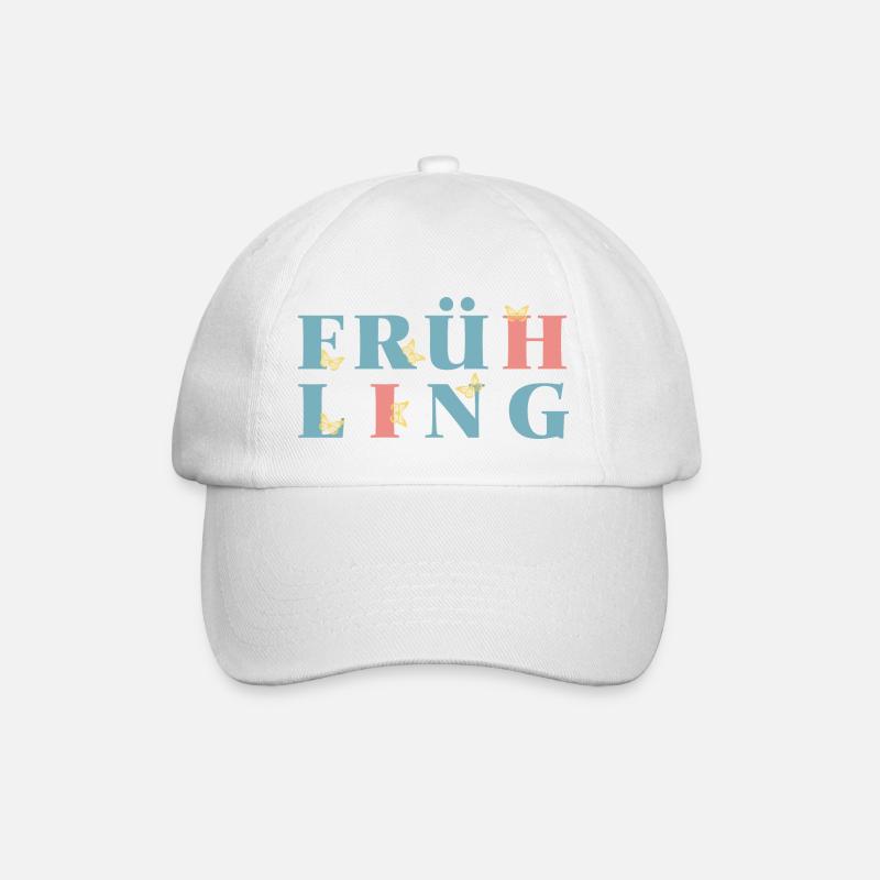 Faites entrer le printemps dans votre maison - Enfin le printemps - Casquette classique - blanc/blanc