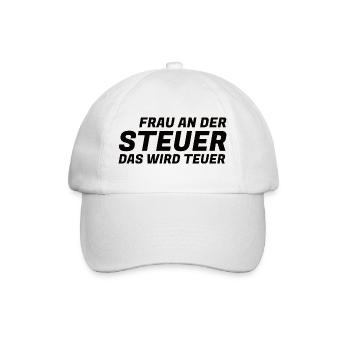 Le sarcasme au volant devient une chemise drôle de chère - Casquette classique - blanc/blanc - Devant