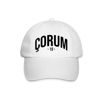 Corum 19 Turkey Turkiye TR Gift Holiday Turk - Baseball Cap - white/white - Front