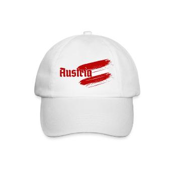 Austria Fussball - Baseballkappe - Weiß/Weiß - Vorne