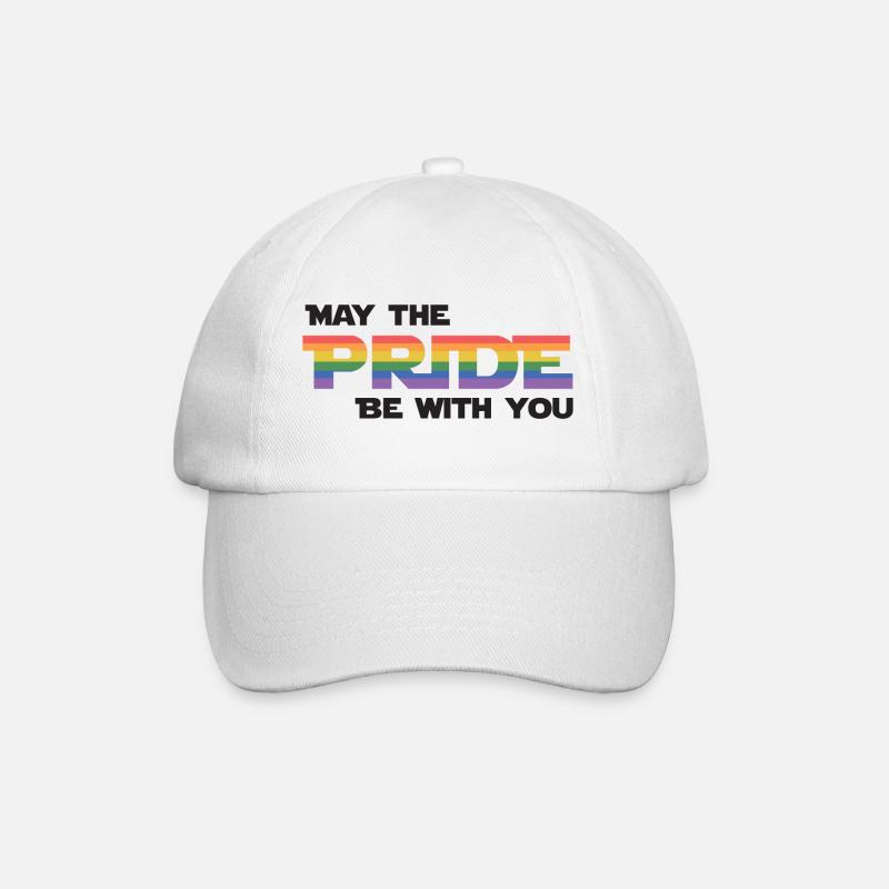 LGBT Pride Month - Möge die Pride mit dir sein - Baseballkappe - Weiß/Weiß