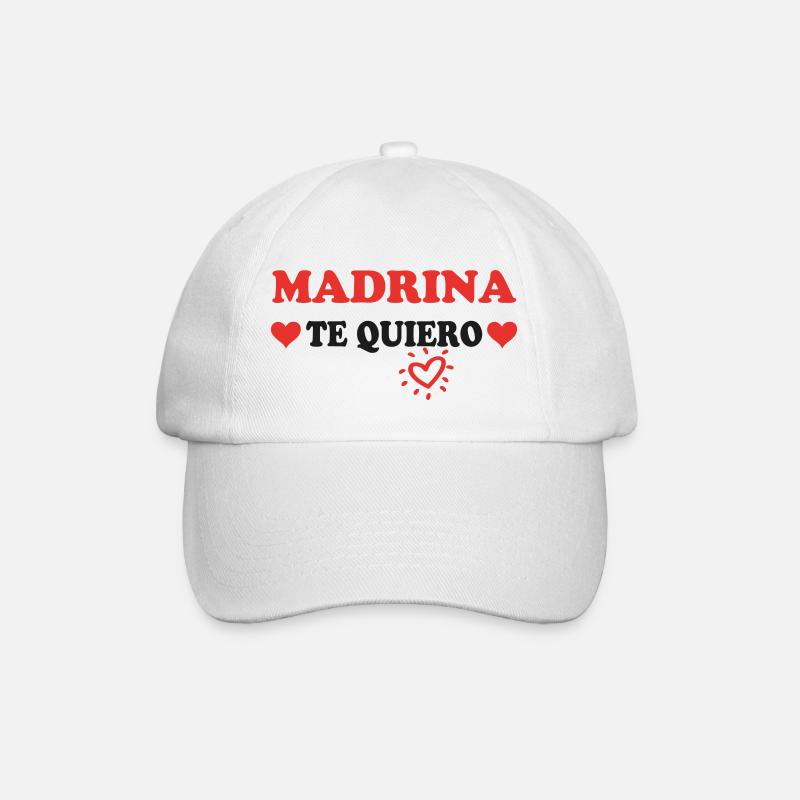 MADRINA Te quiero - Baseballkappe - Weiß/Weiß