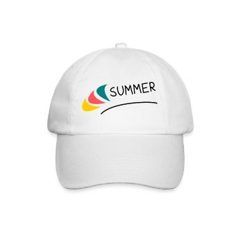 HOLIDAY. HAPPY HOLIDAYS. MISTRESS. MASTER. TEACHER - Baseball Cap - white/white - Front