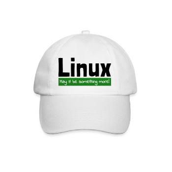Linux Computer Computerarbeit witzige Sprüche Nerd - Baseballkappe - Weiß/Weiß - Vorne