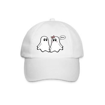 T-shirt fantôme - Couples drôles 03 - Casquette classique - blanc/blanc - Devant