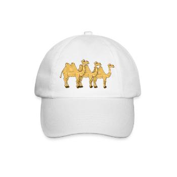 Camels - Baseball Cap - white/white - Front