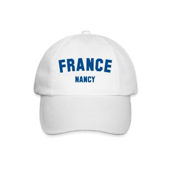 NANCY France - Baseballkappe - Weiß/Weiß - Vorne