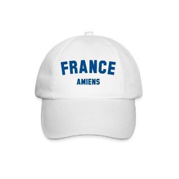AMIENS France Frankreich - Baseball Cap - white/white - Front