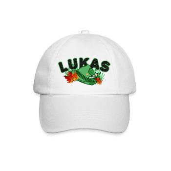 Lukas herbstlich - Baseballkappe - Weiß/Weiß - Vorne