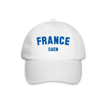 I LOVE CAEN France - Baseballkappe - Weiß/Weiß - Vorne