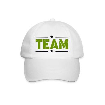 Équipe - Casquette classique - blanc/blanc - Devant