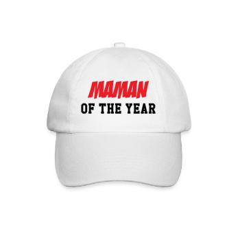 Mom of the Year - Mother's Day - Baseball Cap - white/white - Front