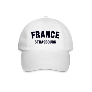STRASBOURG France - Baseballkappe - Weiß/Weiß - Vorne
