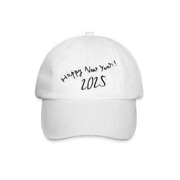 Happy New Year 2025 - Baseball Cap - white/white - Front