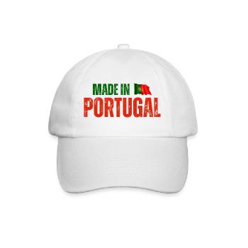 Fabriqué au Portugal, fierté portugaise - Casquette classique - blanc/blanc - Devant