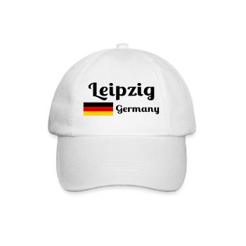 Leipzig, Allemagne- Imprimés élégants - Casquette classique - blanc/blanc - Devant