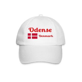 Odense Denmark - Stylish prints - Baseball Cap - white/white - Front