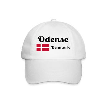 Odense Denmark - Stylish prints - Baseball Cap - white/white - Front