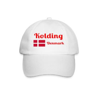 Kolding Denmark - Stylish prints - Baseball Cap - white/white - Front