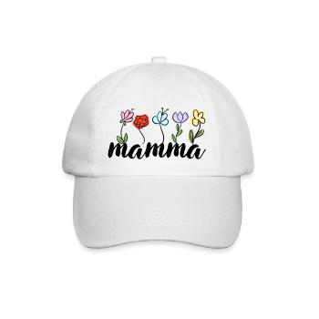 Mom - Flowers Mother's Day Mom - Baseball Cap - white/white - Front