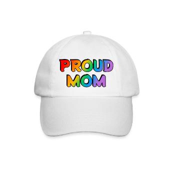 Proud Mom - Baseball Cap - white/white - Front
