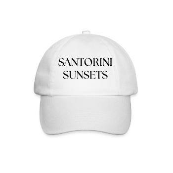 SANTORINI SUNSETS - Baseballkappe - Weiß/Weiß - Vorne