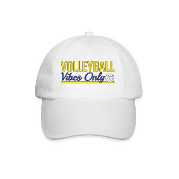 Ambiance volleyball uniquement - Casquette classique - blanc/blanc - Devant