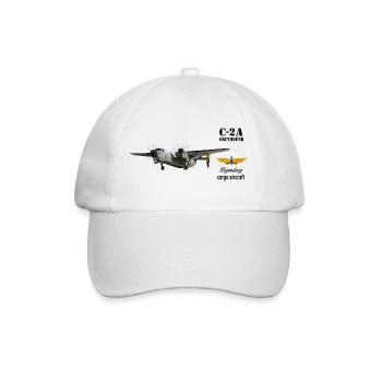 C-2A Greyhound - Baseballkappe - Weiß/Weiß - Vorne
