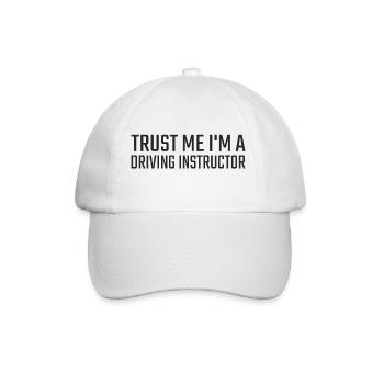 Instructeur de conduite Trust me Drive Tutor - Casquette classique - blanc/blanc - Devant