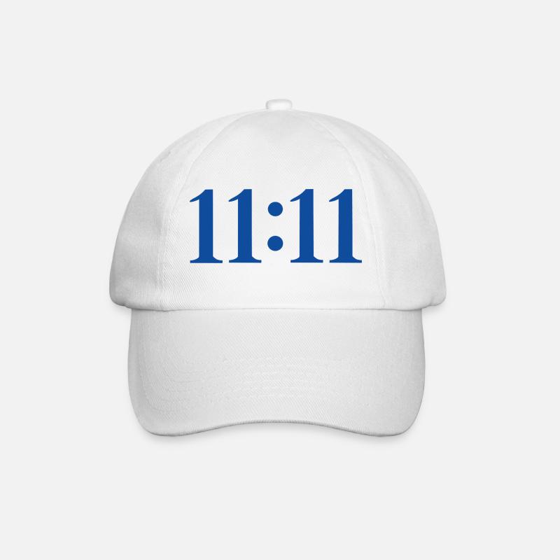 11:11 - Baseball Cap - white/white