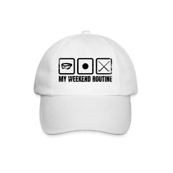 Fin de semaine de hockey sur gazon - Casquette classique - blanc/blanc - Devant