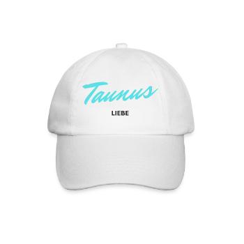 Taunusliebe goes 80s (with black) - Baseball Cap - white/white - Front