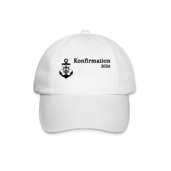 Confirmation 2026 Foi Chrétien Anchor Rudder - Casquette classique - blanc/blanc - Devant