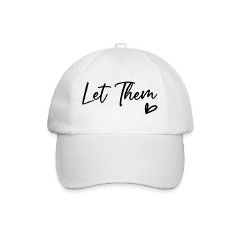 Let them God Kids T-Shirt - Baseball Cap - white/white - Front