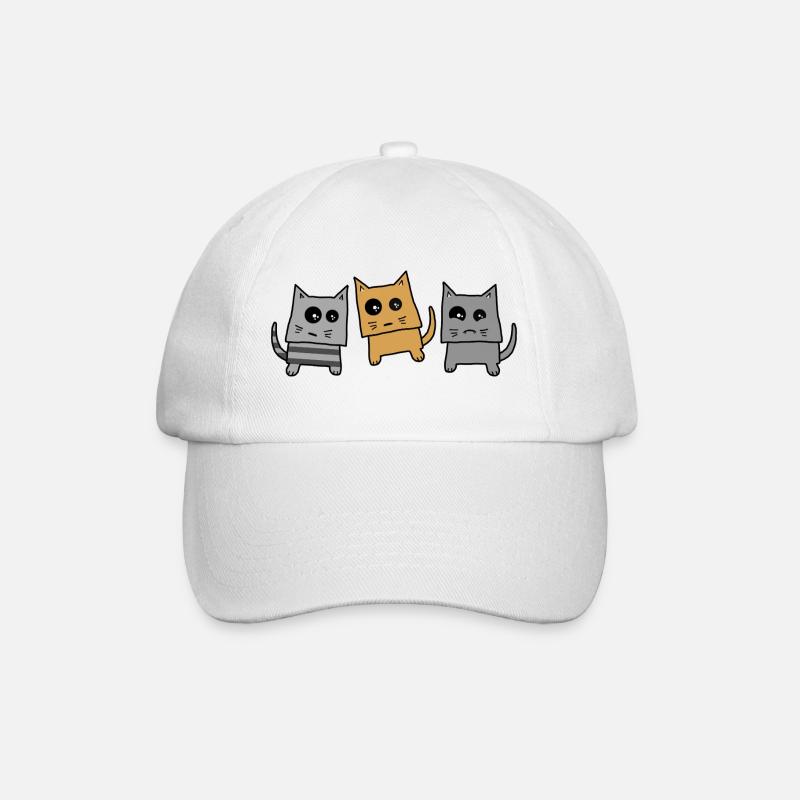 Promenade du chat - Casquette classique - blanc/blanc