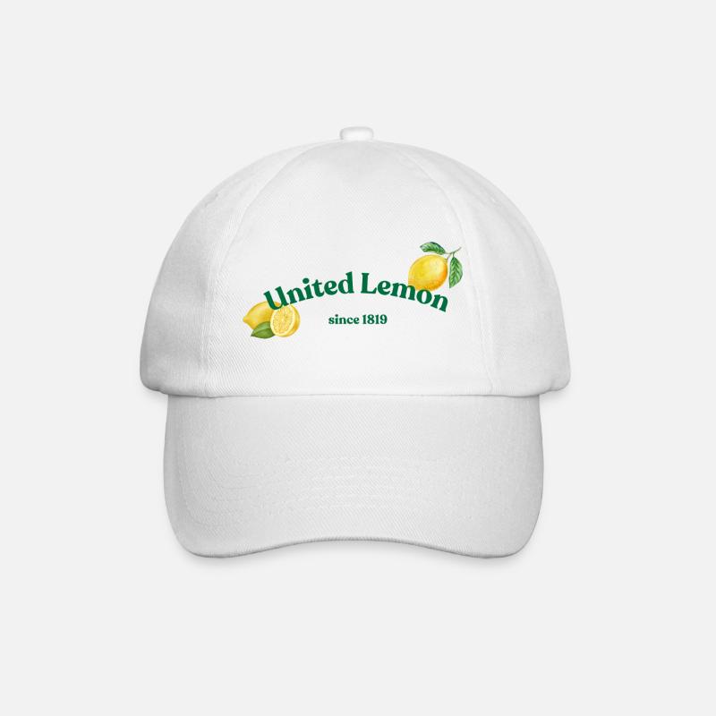 United Lemon  - Baseballkappe - Weiß/Weiß