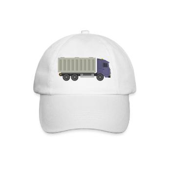 Camions porte-conteneurs - Casquette classique - blanc/blanc - Devant