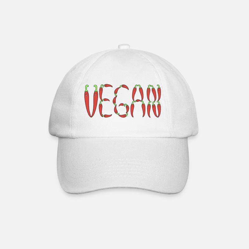 Chili vegan - Casquette classique - blanc/blanc