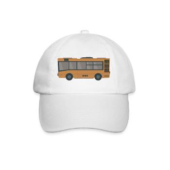 City bus - Baseball Cap - white/white - Front